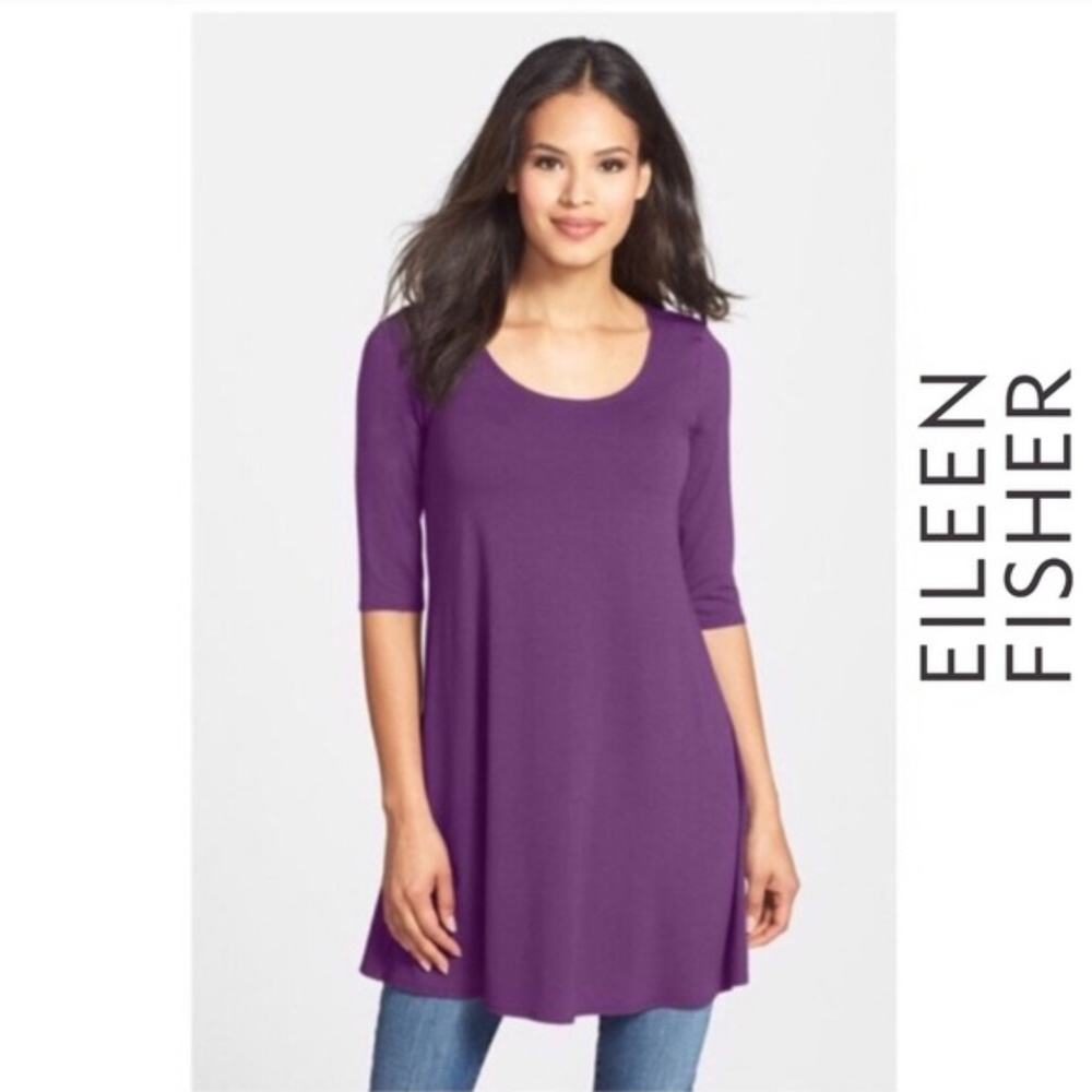 Eileen Fisher Plum Tunic